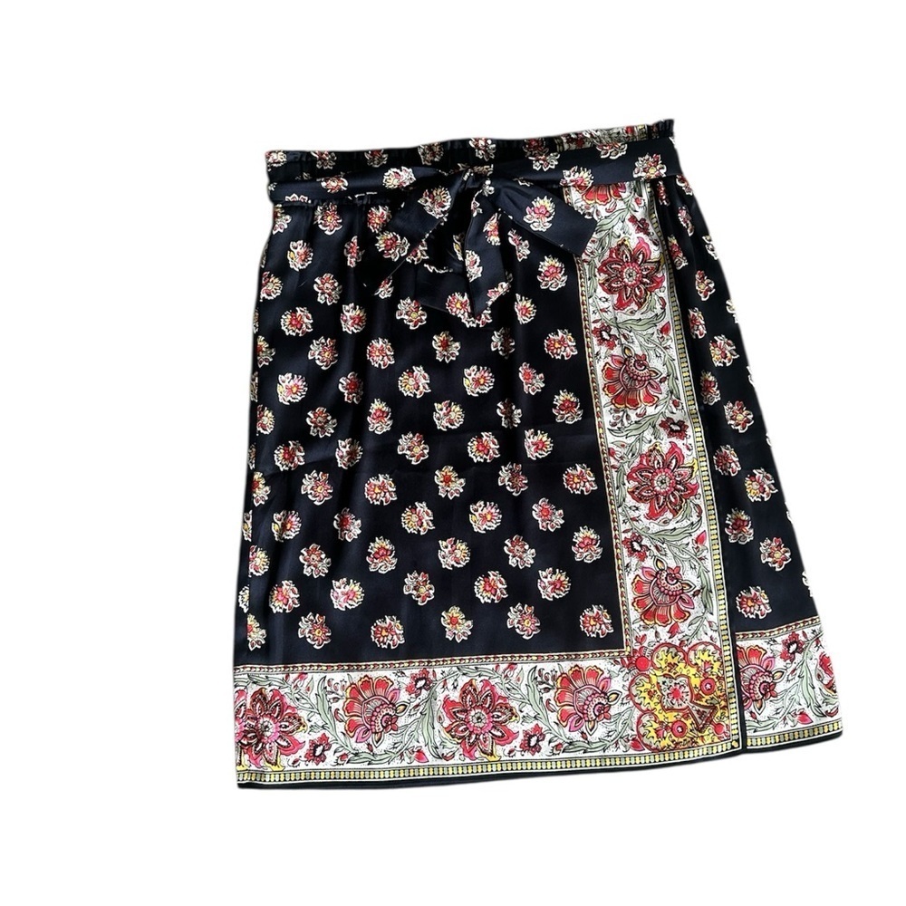 NWT Loft Bloom Faux Wrap Skirt Size Medium Petite - Picture 2 of 4
